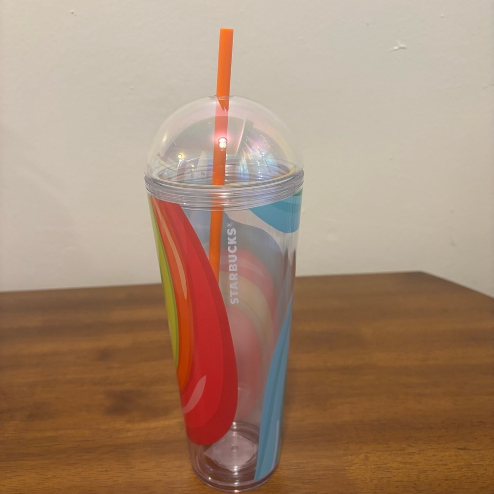 Starbucks 2025 Summer Collection 24oz Cold Cup with Lid and Straw - Limited NWT